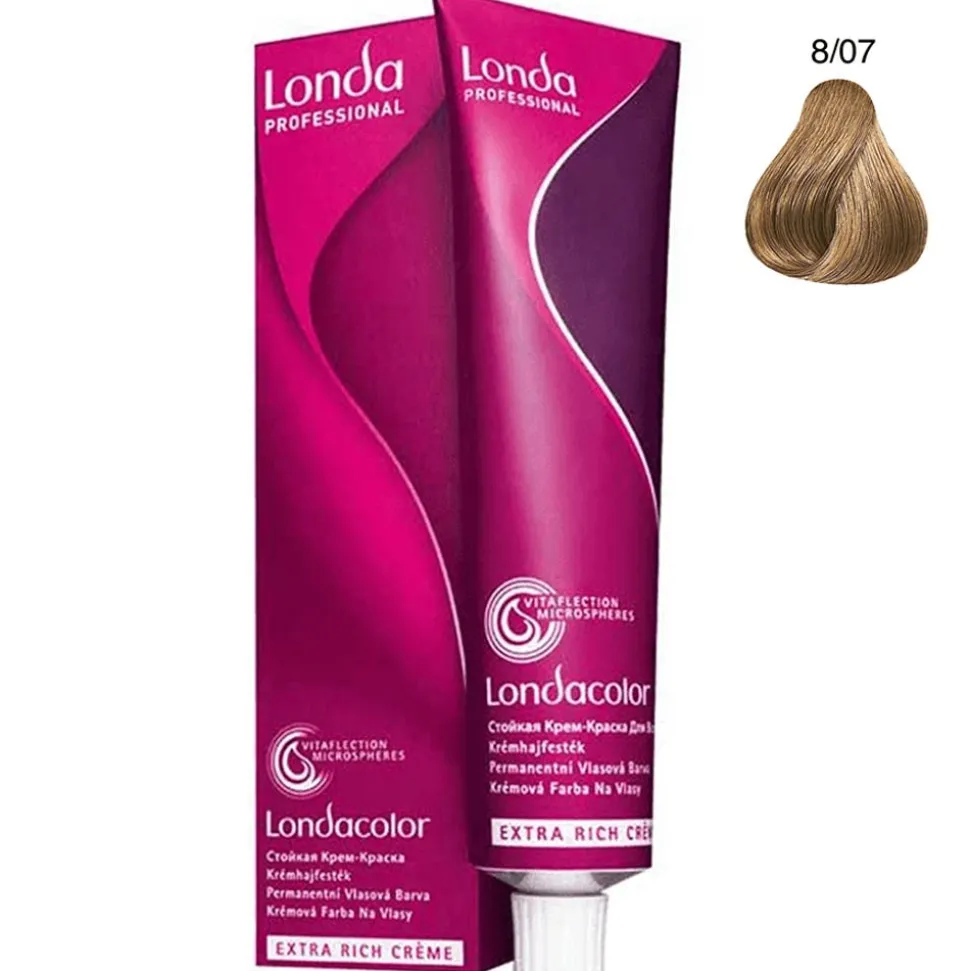 Londa Color 8/07 Hellblond Natur Braun 60 ml