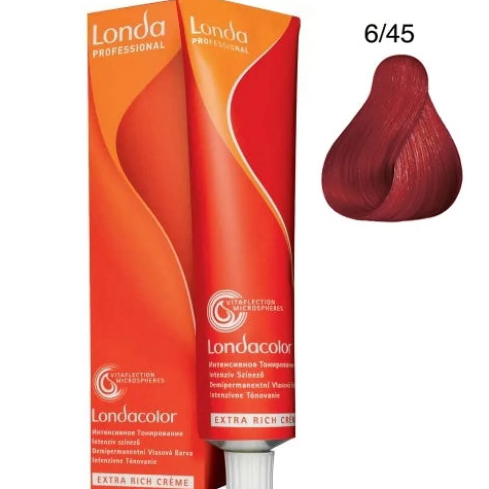 Londa Demi-Permanent Color Creme 6/45 Dunkelblond Kupfer-Rot 60 ml