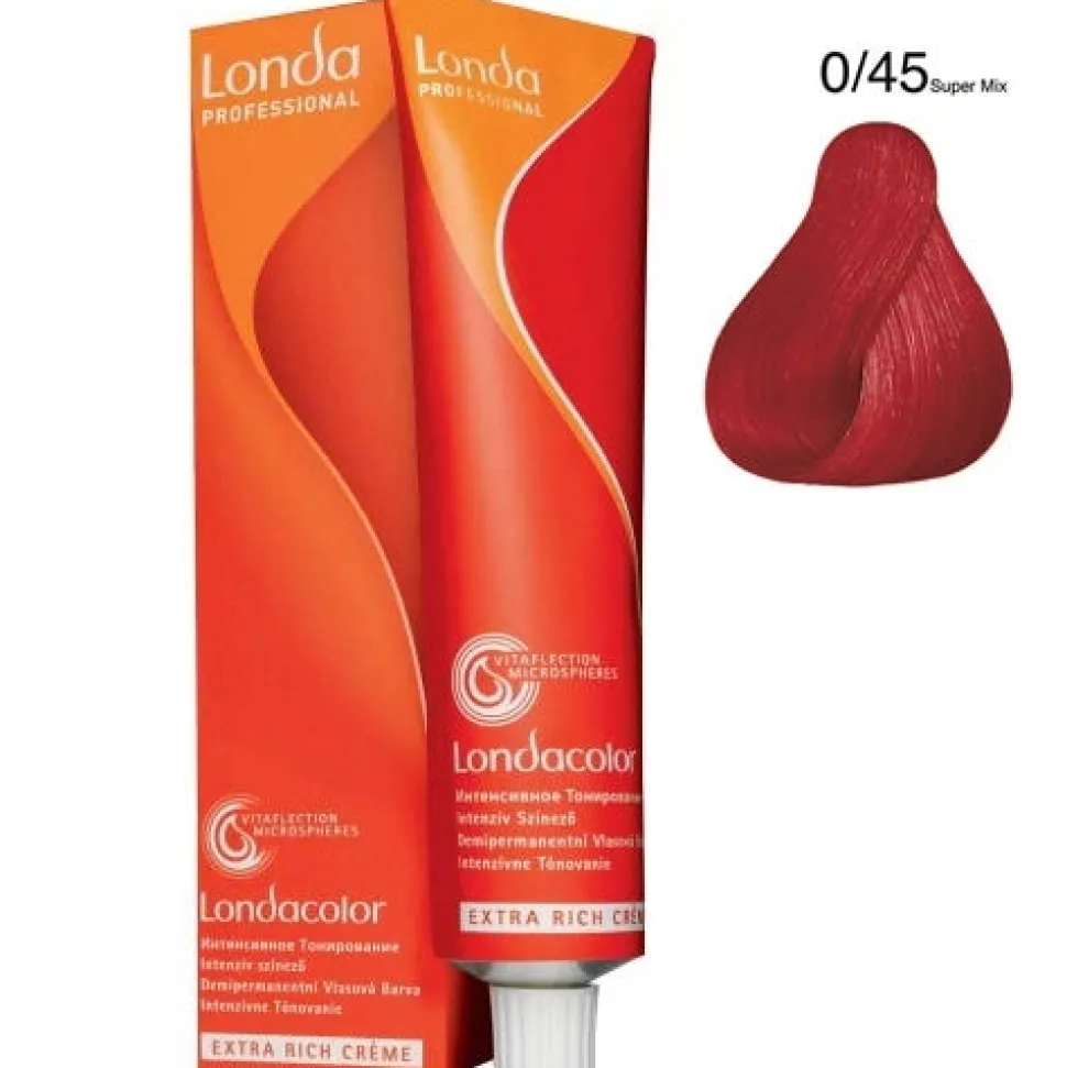 Londa Demi-Permanent Color Creme 0/45 Kupfer-Rot Mix 60 ml