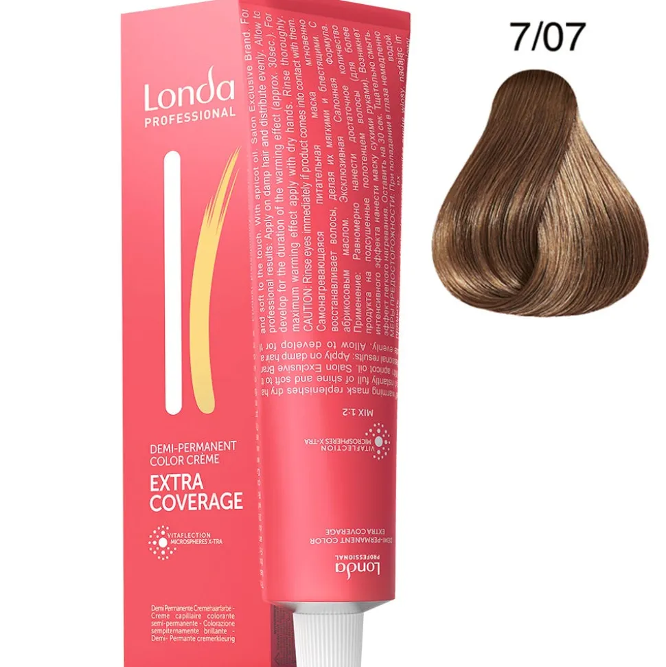 Londa Extra Coverage 7/07 mittelblond natur-braun 60 ml