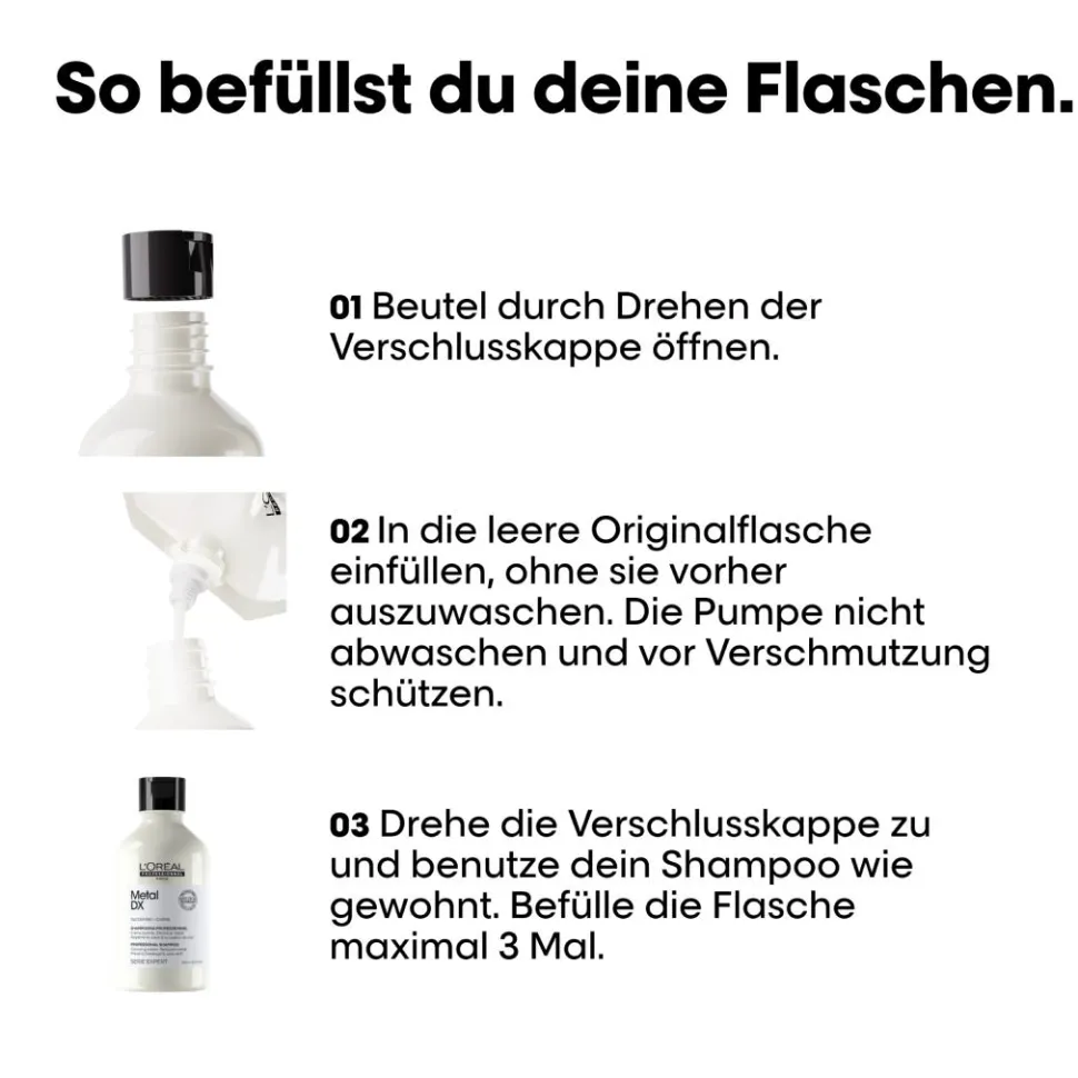 L'Oréal Professionnel Paris Serie Expert Metal DX Shampoo Refill 500 ml