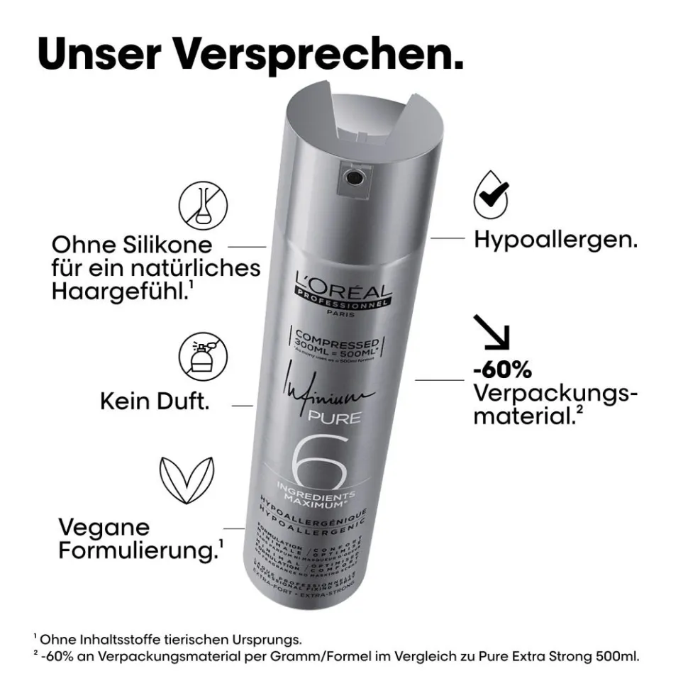 L'Oréal Professionnel Paris Infinium Pure Xtra Strong Compressed 300ml