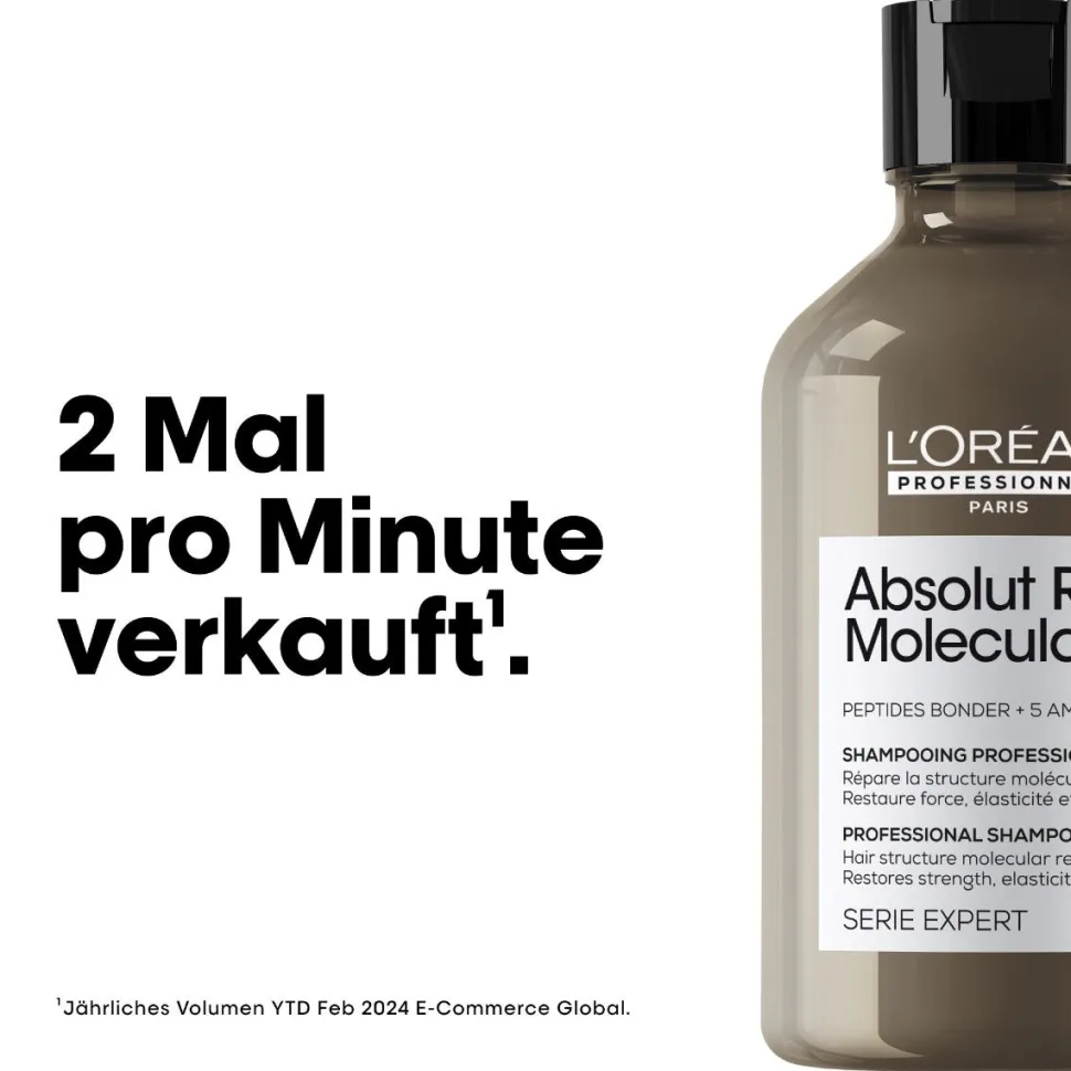 L'Oréal Professionnel Paris Serie Expert Absolut Repair Molecular Shampoo 300 ml