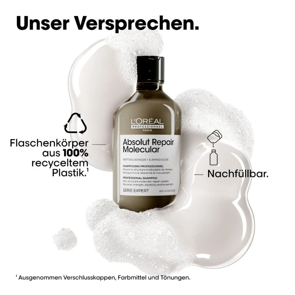 L'Oréal Professionnel Paris Serie Expert Absolut Repair Molecular Shampoo 300 ml