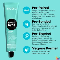 Matrix SoColor Sync Pre-bonded – Express Toner 4T Silver Lining 90 ml