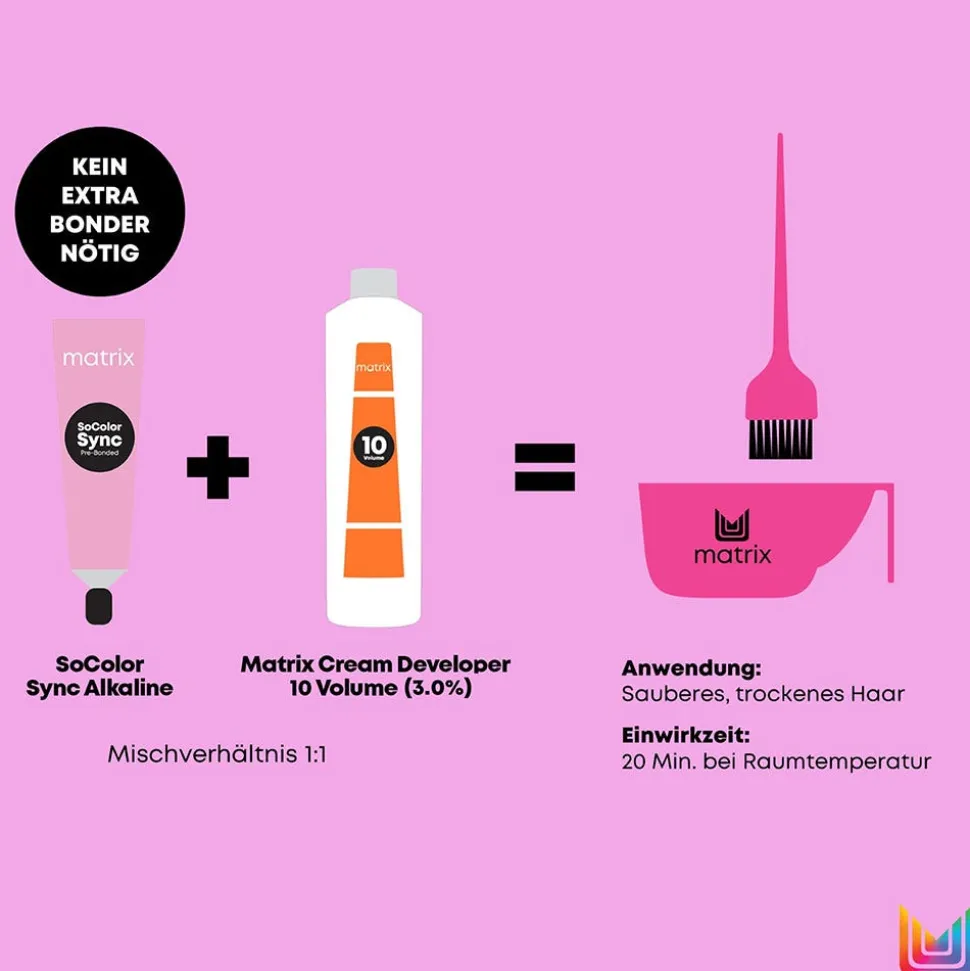 Matrix SoColor Sync Pre-Bonded - Blonde Nuancen 10P Perl 90 ml