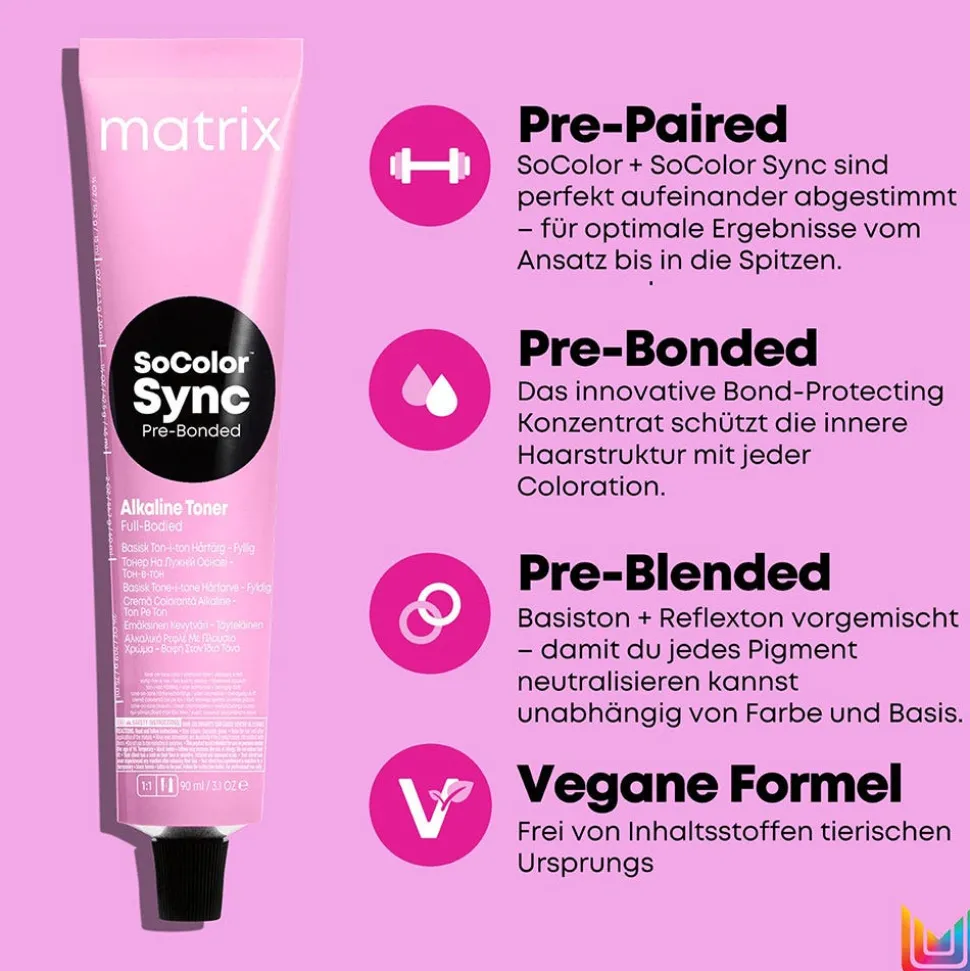 Matrix SoColor Sync Pre-Bonded - Natürliche Nuancen 5WN Warm Natur 90 ml