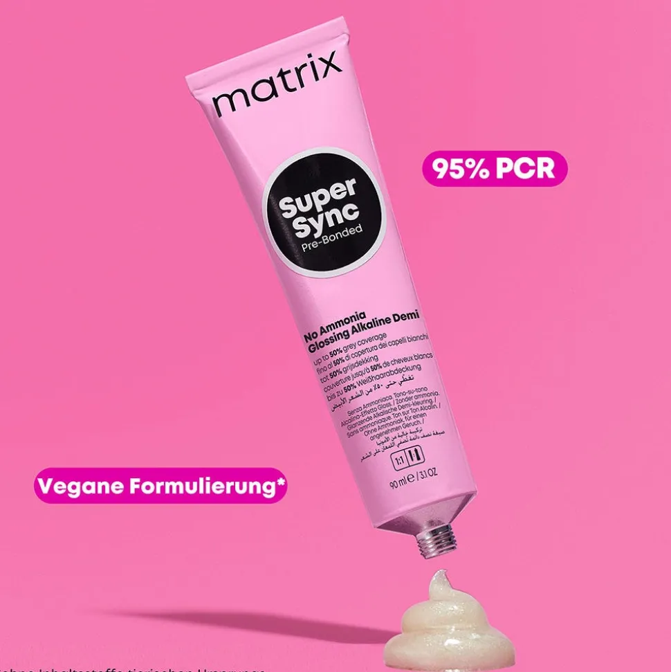 Matrix Super Sync Pre-Bonded Tönung 9MM Mocha Mocha 90 ml