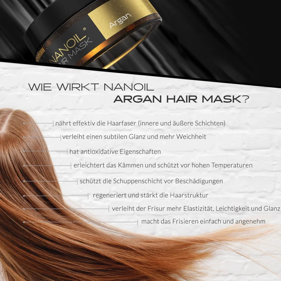 Nanoil Argan Hair Mask 300 ml