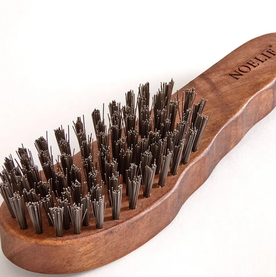 NOELIE Bionifilbürste Rizinusfaser Nussbaumholz