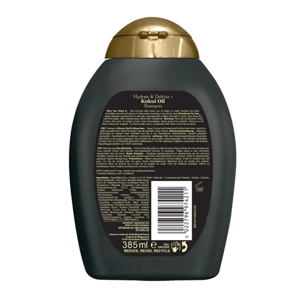 OGX Kukui Oil Shampoo 385 ml