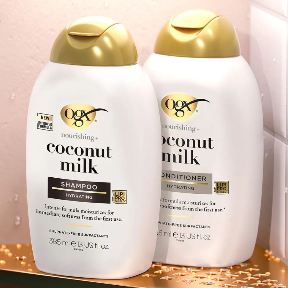 OGX Nourishing Coconut Milk Shampoo 385 ml