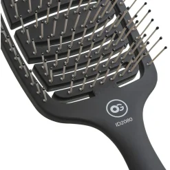 Olivia Garden Essential Care Flex Thick Hair Bristles Matt Black