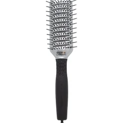 Olivia Garden Haarbürste Essential Style Tunnel Nylon Bristles Silver