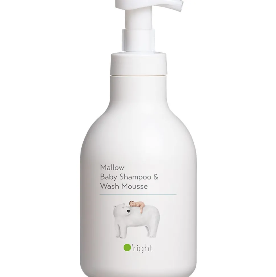 O’right Mallow Baby Shampoo & Wash Mousse 650 ml