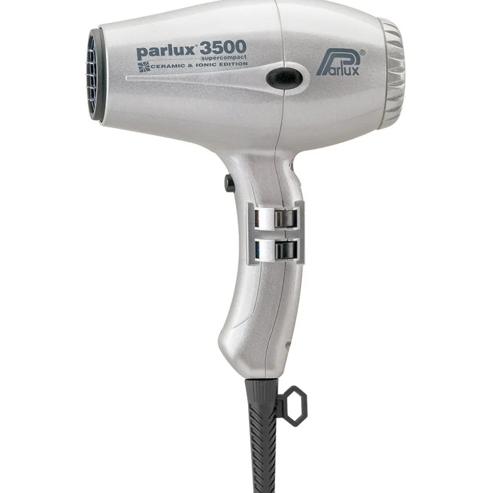 Parlux 3500 Supercompact Haartrockner Silber Metallic