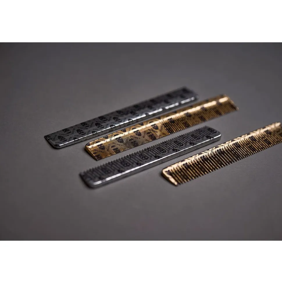 Pegasus Skulleto 201 gold Haarschneidekamm 17,5 cm