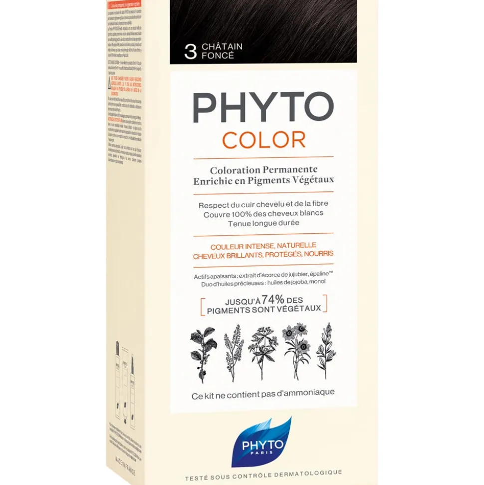 Phyto Phytocolor 3 Dunkelbraun Pflanzliche Haarcoloration