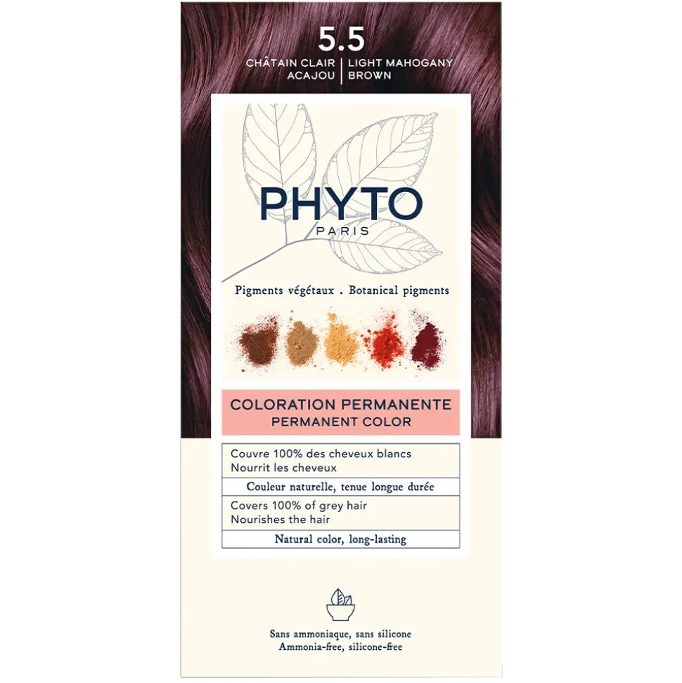 Phyto Phytocolor 5.5 Hellbraun Mahagony 2x 50 ml