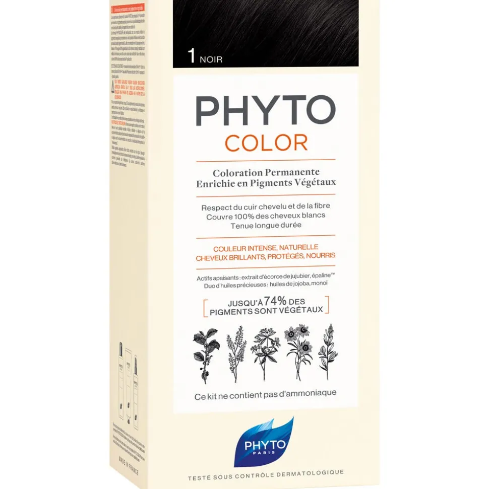 Phyto Phytocolor 1 Schwarz Pflanzliche Haarcoloration