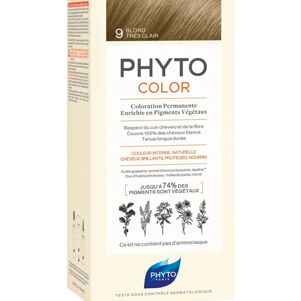Phyto Phytocolor 9 Sehr Helles Blond Pflanzliche Haarcoloration