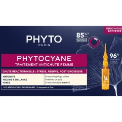 Phyto Phytocyane Ampullen-Kur Reaktiver Haarausfall Frau