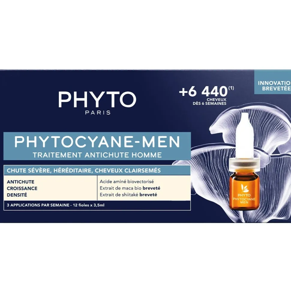 Phyto Phytocyane Ampullen-Kur Starker Haarausfall Männer