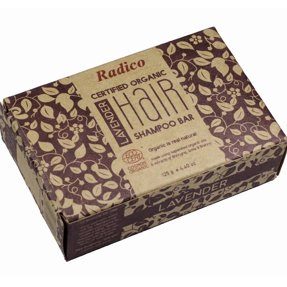 Radico Organic Lavender Hair Shampoo Bar 125 g