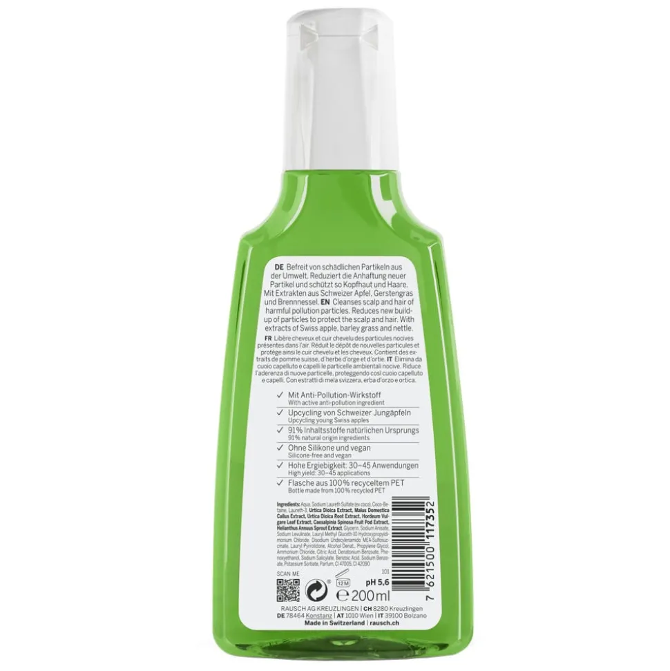 Rausch Anti-Pollution-Shampoo mit Schweizer Apfel 200 ml