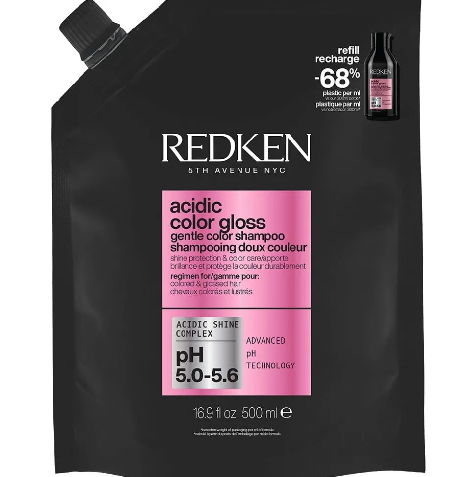 Redken Acidic Color Gloss Shampoo Refill Pouch 500 ml
