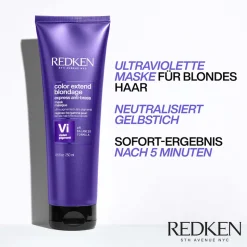 Redken Color Extend Blondage Anti Brass Haarmaske 250 ml