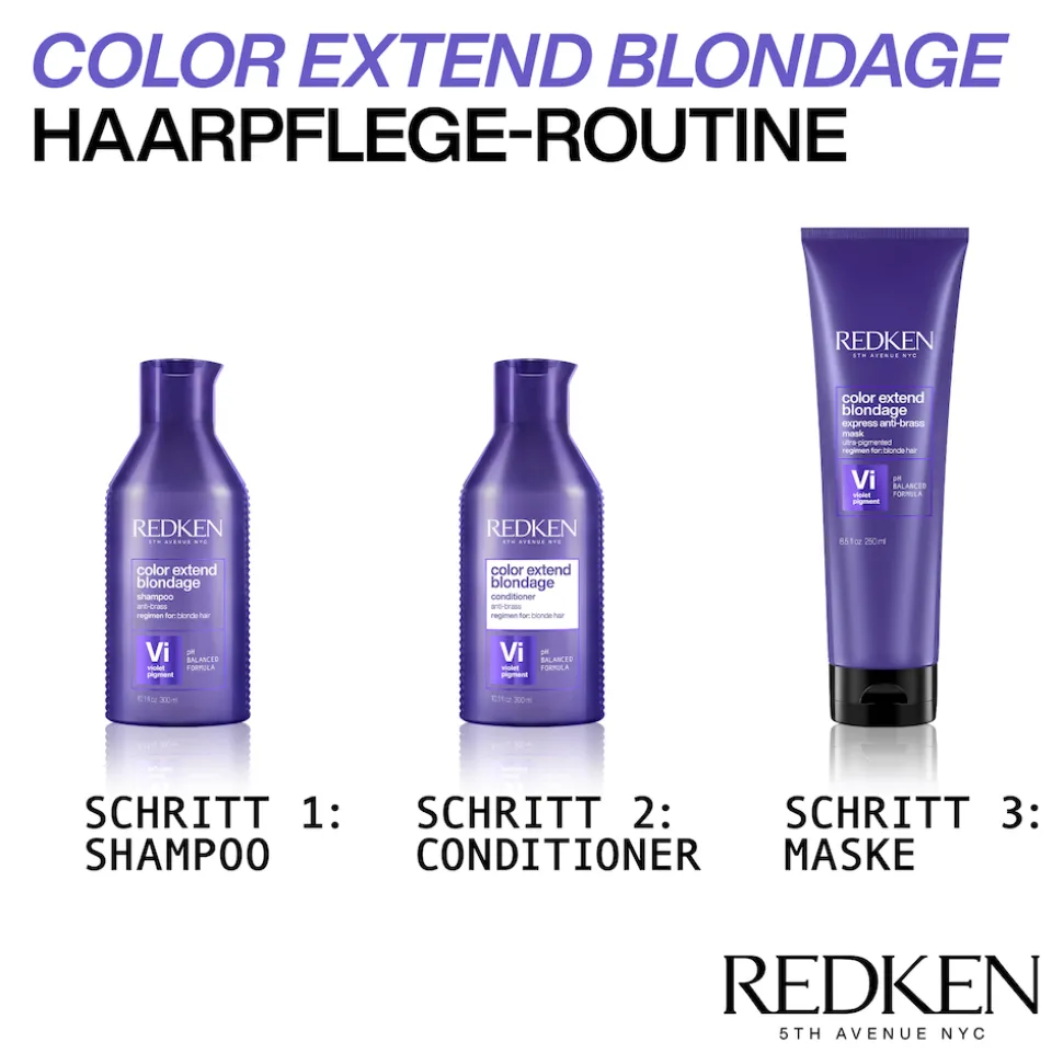 Redken Color Extend Blondage Anti Brass Haarmaske 250 ml
