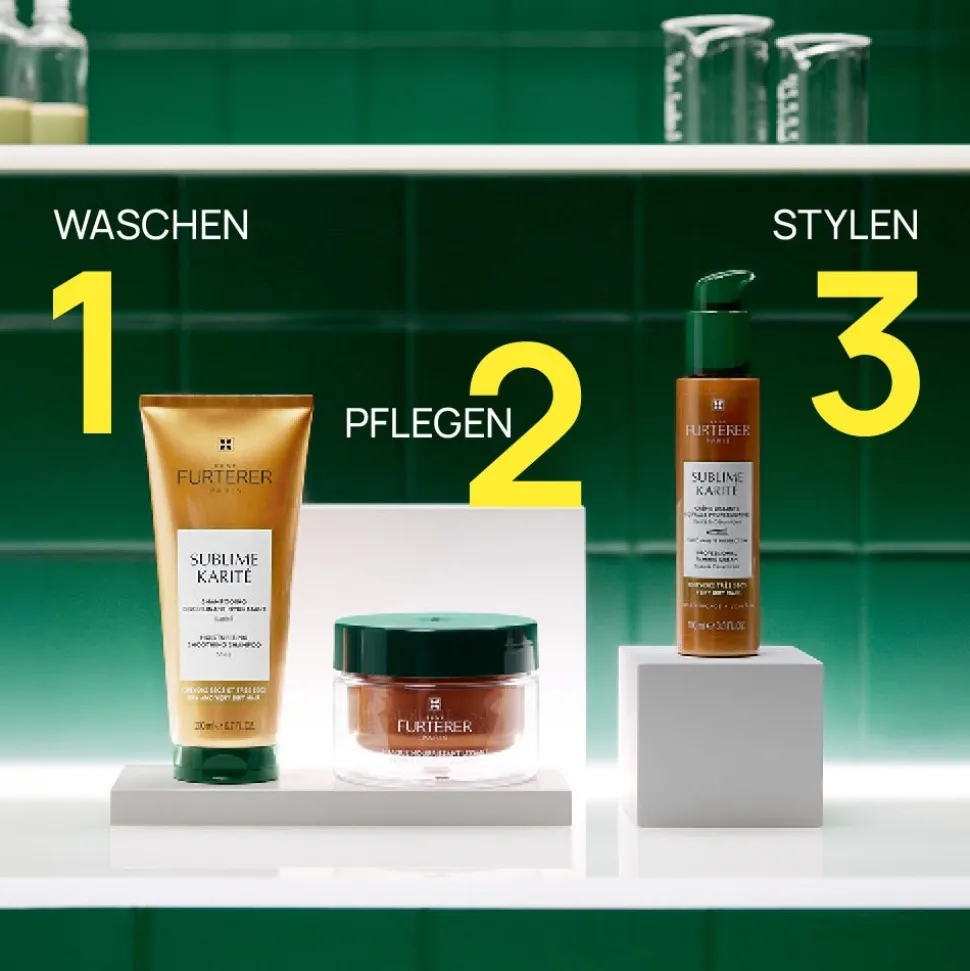 René Furterer Sublime Karité Nährende glättende Haarmaske 200 ml