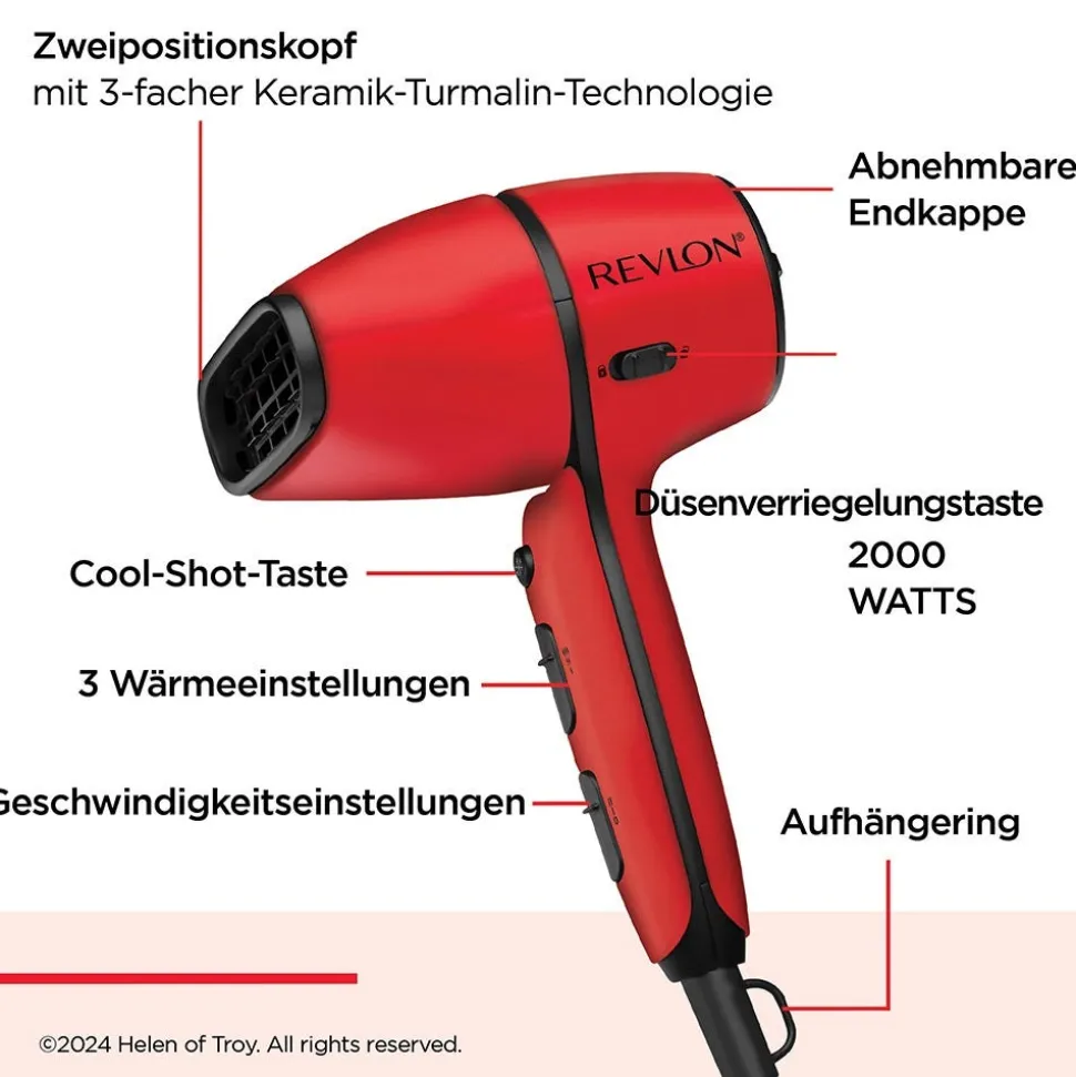 REVLON Airflow Control Haartrockner mit Luftstromregelung