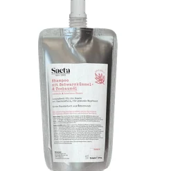 Saeta Shampoo Schwarzkümmel-Teebaum Nachfüllbeutel 200 ml