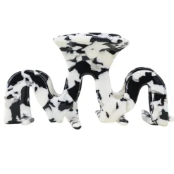 Sasstie Grand Wave Black Marble Haarklammer