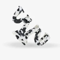 Sasstie Grand Wave Black Marble Haarklammer