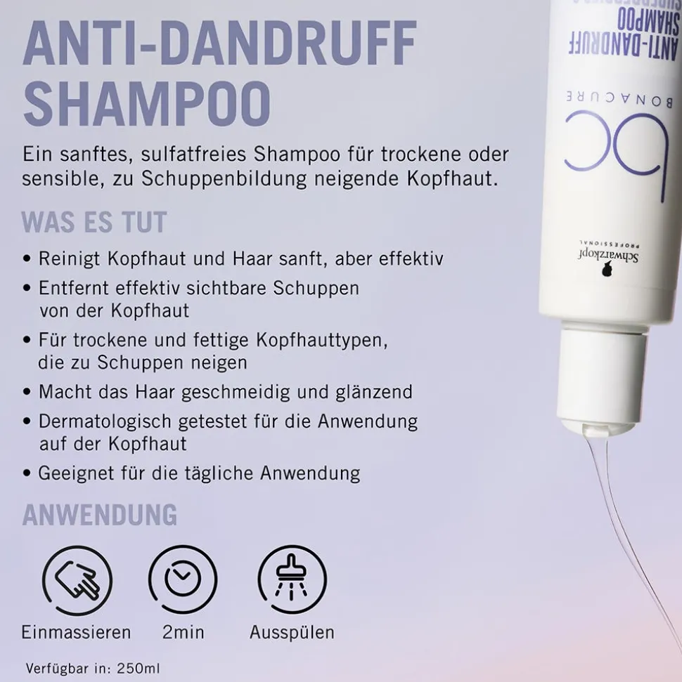 Schwarzkopf BC Bonacure Anti-Dandruff Shampoo 250 ml