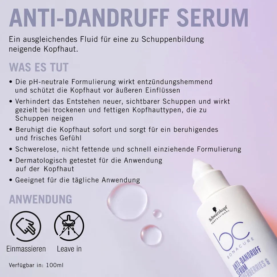 Schwarzkopf BC Bonacure Anti-Dandruff Serum 100 ml
