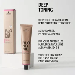 Schwarzkopf Blondme Deep Toner Granit 60 ml