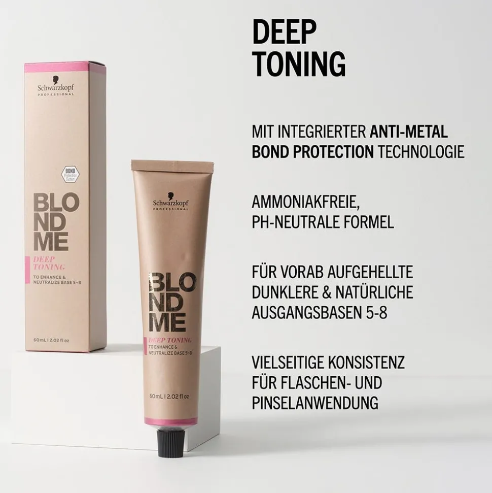 Schwarzkopf Blondme Deep Toner Granit 60 ml