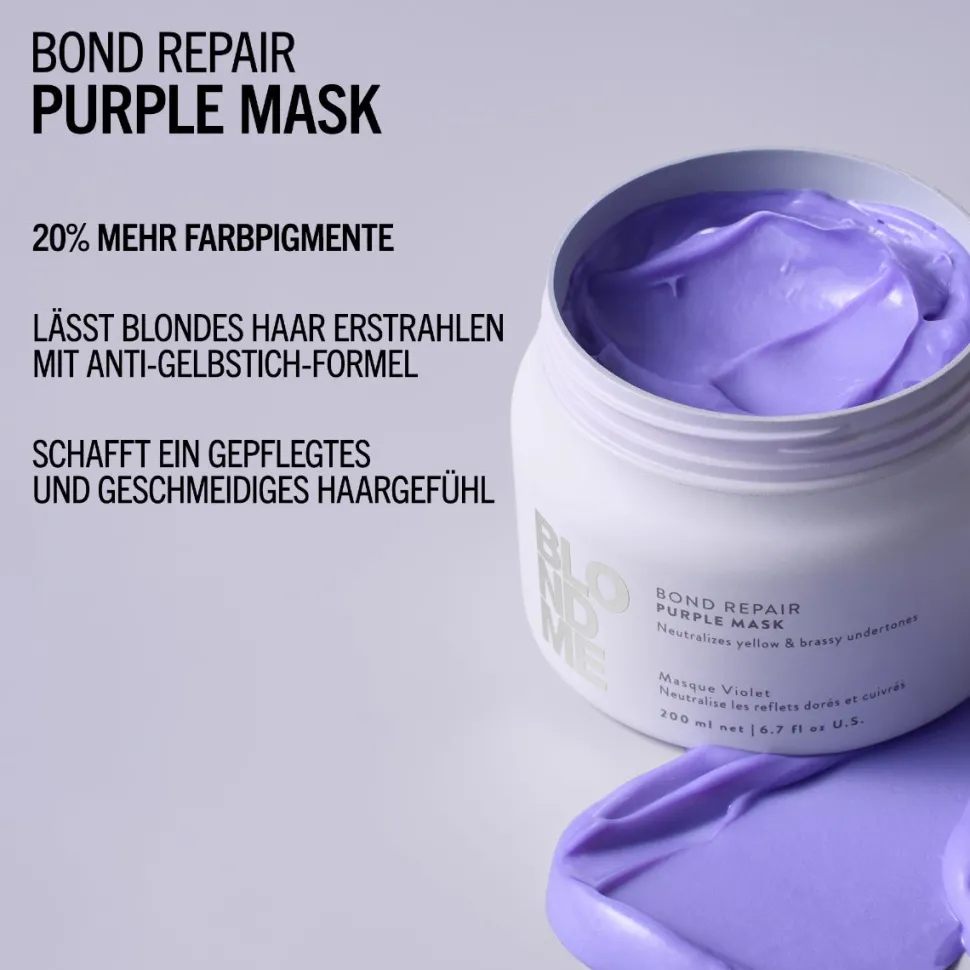 Schwarzkopf Blondme Purple Toning Mask 200 ml