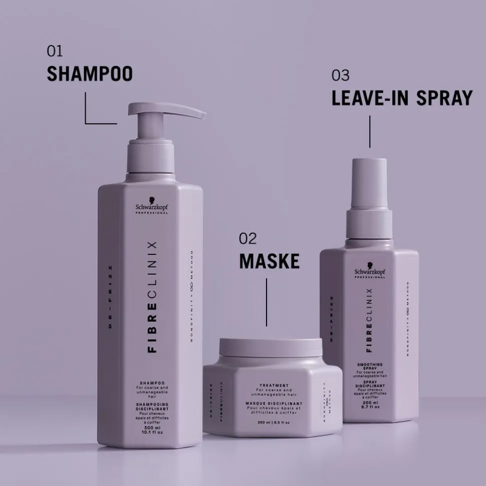 Schwarzkopf Fibre Clinix De-Frizz Treatment 250 ml