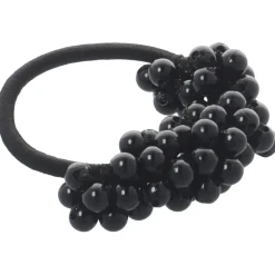 Solida Haargummi Perlen schwarz 1Stk.