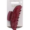 Solida Haarklammer Acryl rot