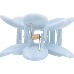 Solida Haarklammer Blume blau