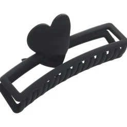 Solida Haarklammer Herz schwarz 1 Stk.