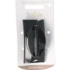 Solida Haarklammer schwarz flach klein shiny