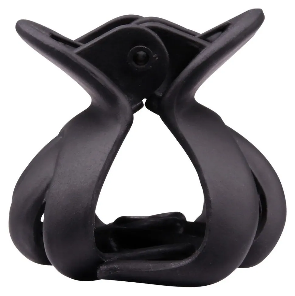 Solida Haarklammern matt schwarz 2 Stück