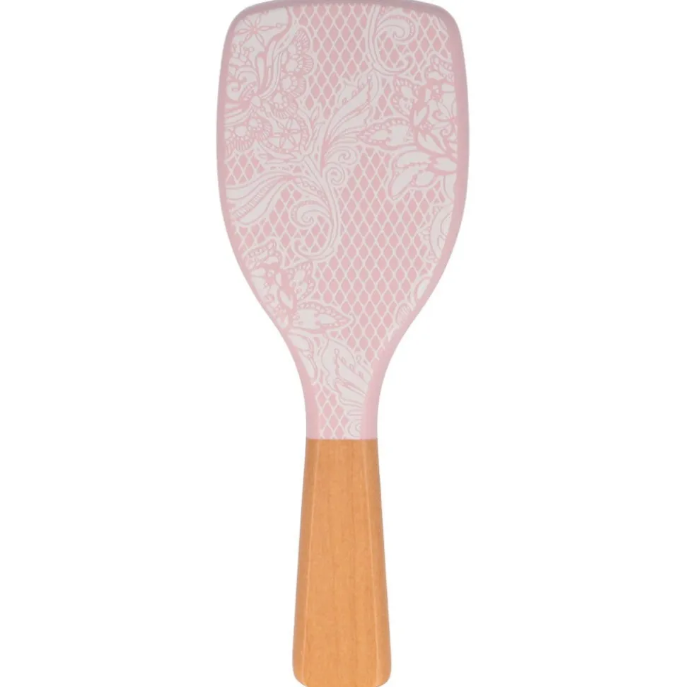 Solida Mini Paddle Brush Rosa Spitze Print